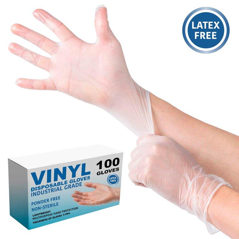 Disposable Nitrile Gloves (100 Pcs)
