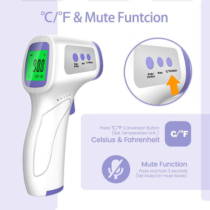 Non-Contact Infrared Forehead Thermometer