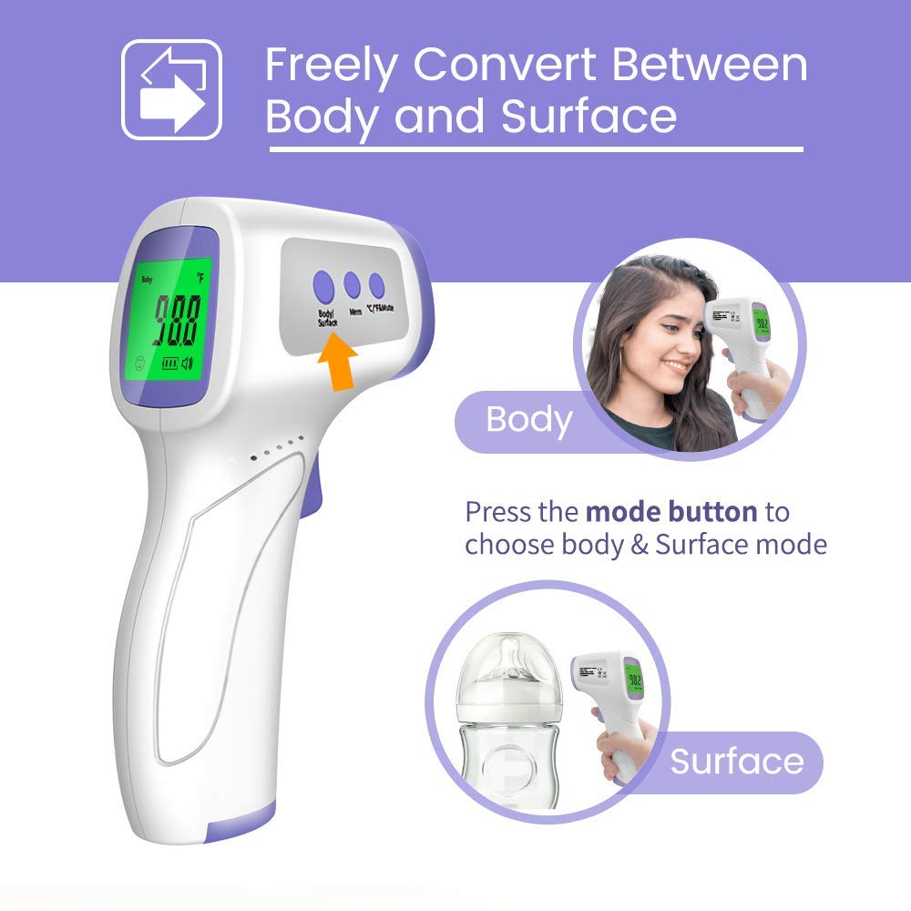 Non-Contact Infrared Forehead Thermometer