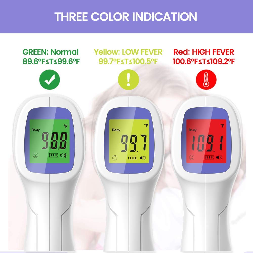 Non-Contact Infrared Forehead Thermometer
